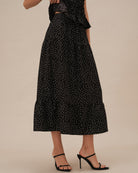 Women's Woven Polyester Skirt Bottoms - RIHOAS