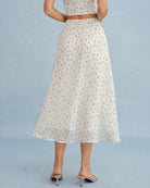 Women's Woven Polyester Skirt Bottoms - RIHOAS