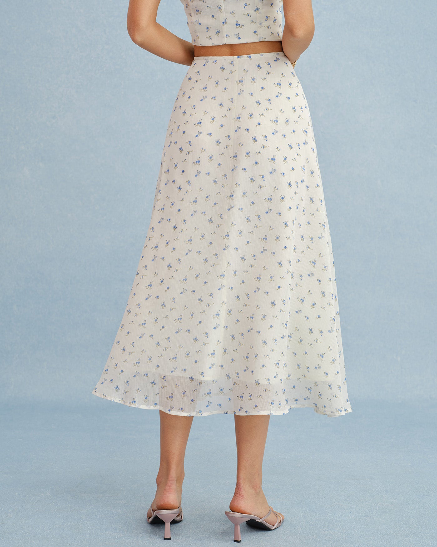 Women's Woven Polyester Skirt Bottoms - RIHOAS