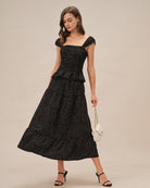 Women's Woven Polyester Skirt Bottoms - RIHOAS