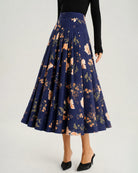 Women's Woven Polyester Skirt - RIHOAS