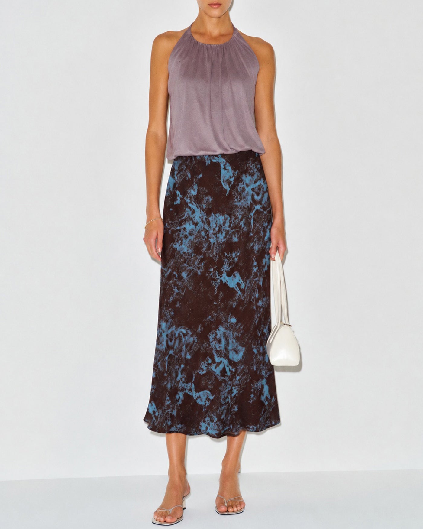 Women's Woven Polyester Skirt Bottoms - RIHOAS
