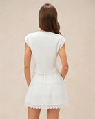 Women's Woven Polyester Skirt Bottoms - RIHOAS
