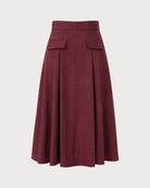 Women's Woven Polyester Skirt - RIHOAS - 03
