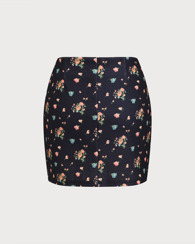 Women's Woven Polyester Skirt Bottoms - RIHOAS
