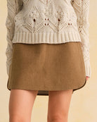 Women's Woven Polyester Skirt Bottoms - RIHOAS