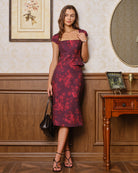 Women's Woven Polyester Skirt Bottoms - RIHOAS