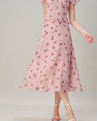 Women's Woven Polyester Skirt Bottoms - RIHOAS