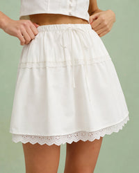 Women's Woven Polyester Skirt Bottoms - RIHOAS