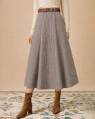 Women's Woven Polyester Skirt - RIHOAS