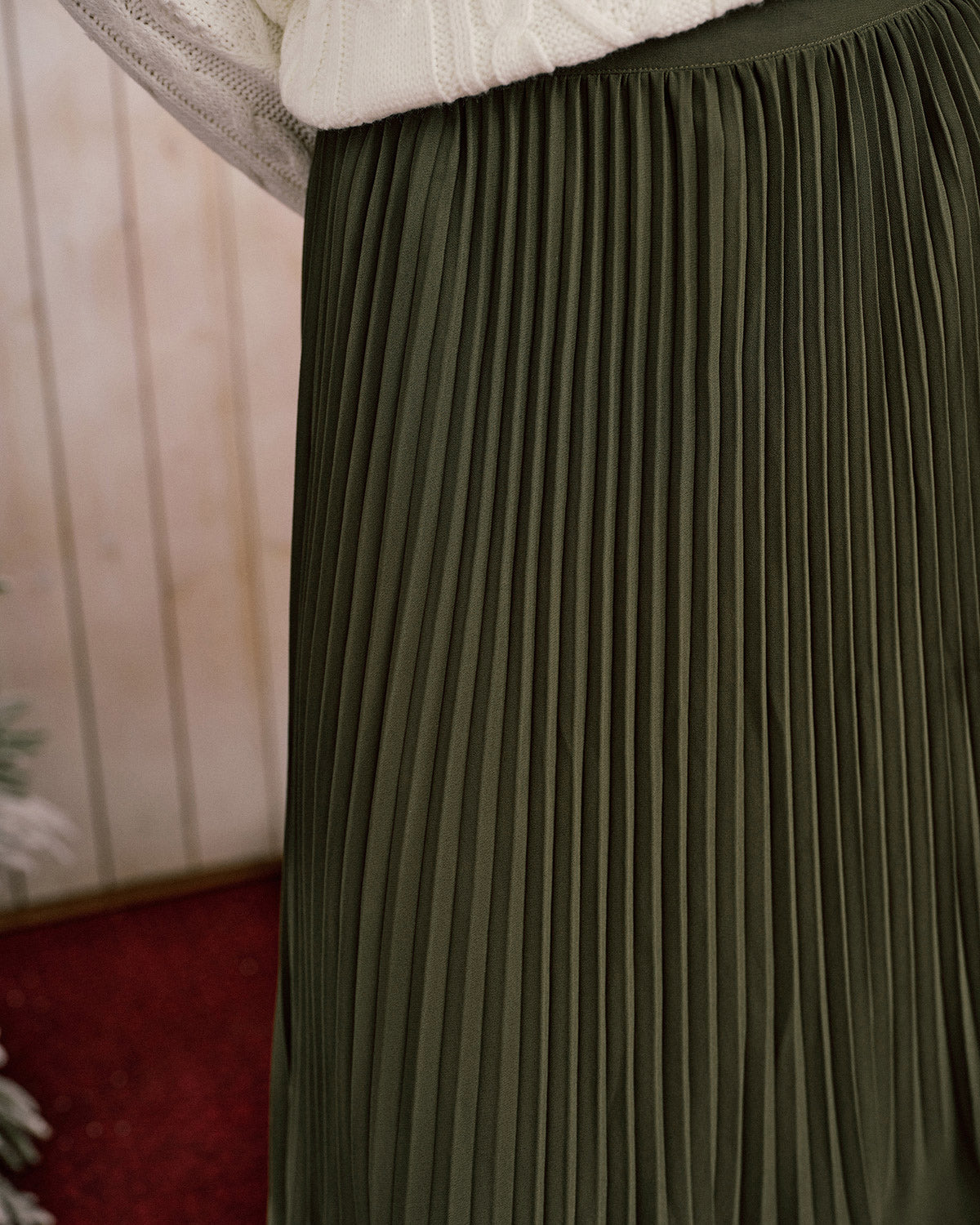 Women's Woven Polyester Skirt Bottoms - RIHOAS