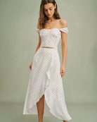 Women's Woven Polyester Skirt Bottoms - RIHOAS