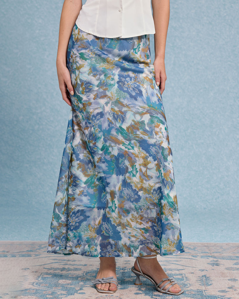 Women's Woven Polyester Skirt Bottoms - RIHOAS
