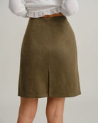 Women's Woven Polyester Skirt Bottoms - RIHOAS