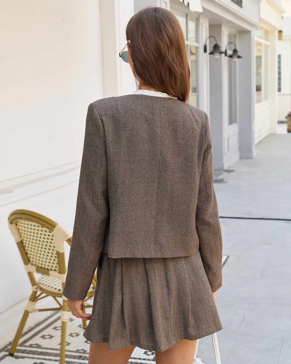 Women's Woven Polyester Skirt Bottoms - RIHOAS