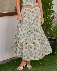 Women's Woven Polyester Skirt Bottoms - RIHOAS