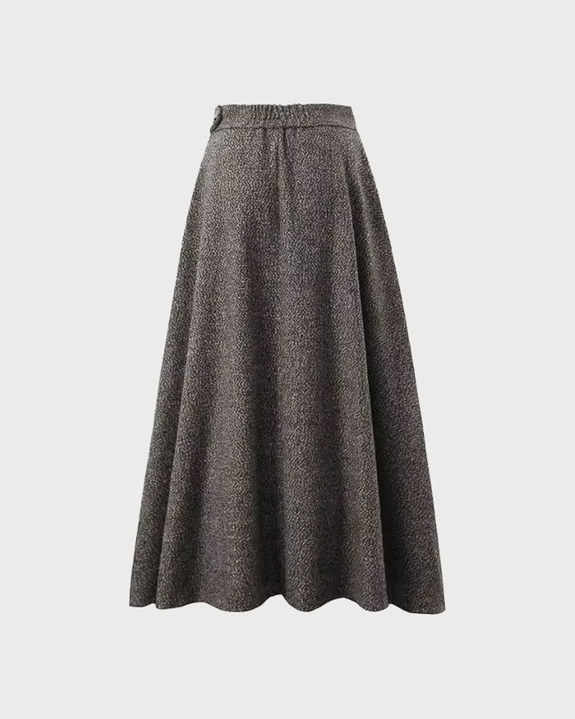 Women's Woven Polyester Skirt Bottoms - RIHOAS