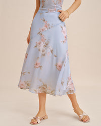 Women's Woven Polyester Skirt Bottoms - RIHOAS