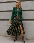Women's Woven Polyester Skirt - RIHOAS