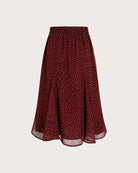 Women's Woven Polyester Skirt - RIHOAS