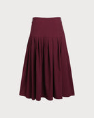 Women's Woven Polyester Skirt Bottoms - RIHOAS