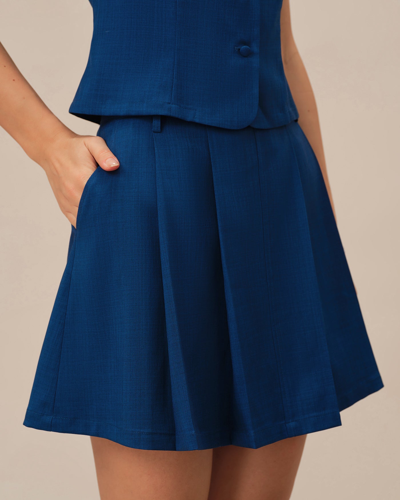 Women's Woven Polyester Skirt Bottoms - RIHOAS