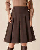 Women's Woven Polyester Skirt - RIHOAS