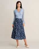 Women's Woven Polyester Skirt - RIHOAS - 03