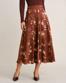 Women's Woven Polyester Skirt - RIHOAS - 02