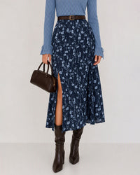 Women's Woven Polyester Skirt - RIHOAS