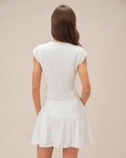Women's Woven Polyester Skirt Bottoms - RIHOAS