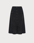 Women's Woven Polyester Skirt Bottoms - RIHOAS