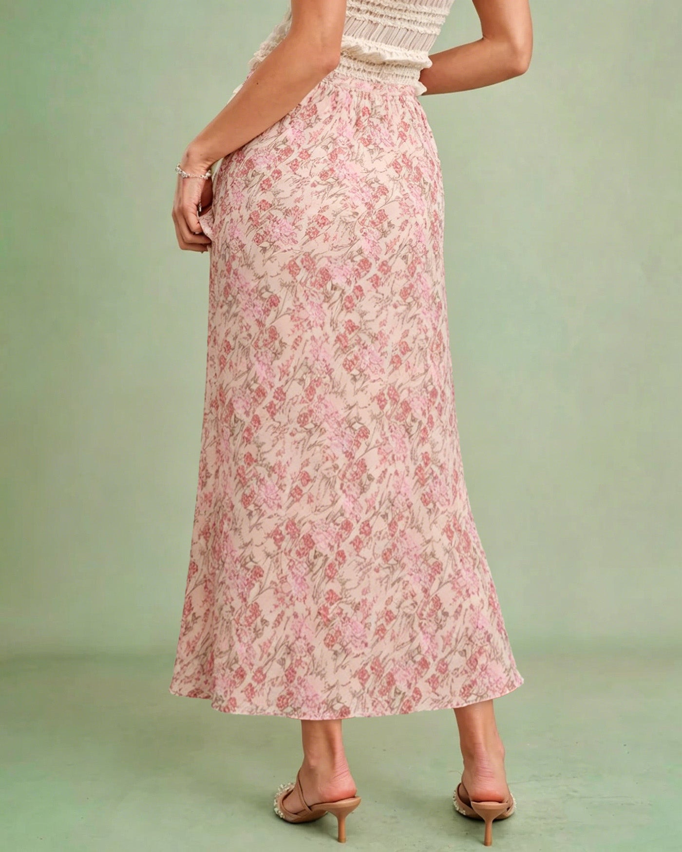 Women's Woven Polyester Skirt Bottoms - RIHOAS