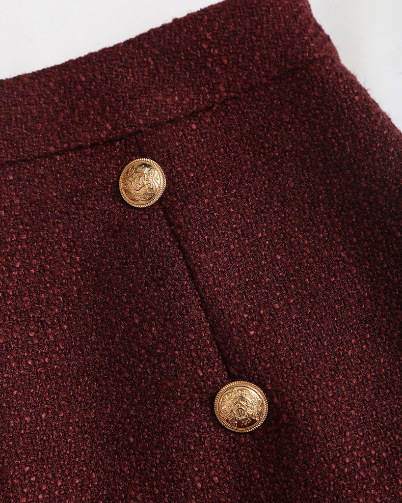 Women's Woven Polyester Skirt Bottoms - RIHOAS