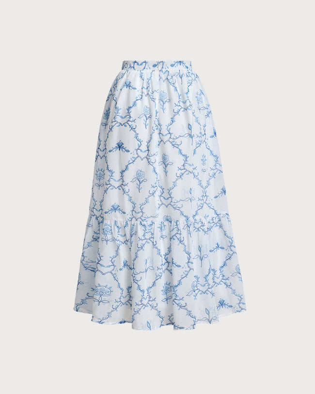 Women's Woven Polyester Skirt Bottoms - RIHOAS