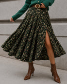 Women's Woven Polyester Skirt - RIHOAS