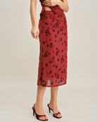 Women's Woven Polyester Skirt Bottoms - RIHOAS