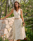 Women's Woven Polyester Skirt Bottoms - RIHOAS