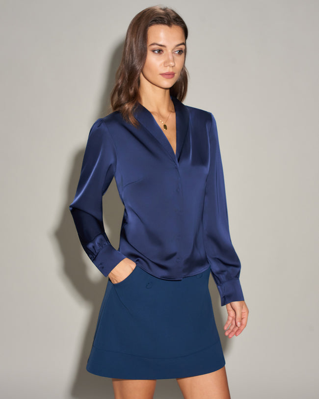 Women's Woven Polyester Skirt Bottoms - RIHOAS