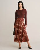 Women's Woven Polyester Skirt - RIHOAS - 01