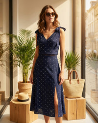 Women's Woven Polyester Skirt Bottoms - RIHOAS