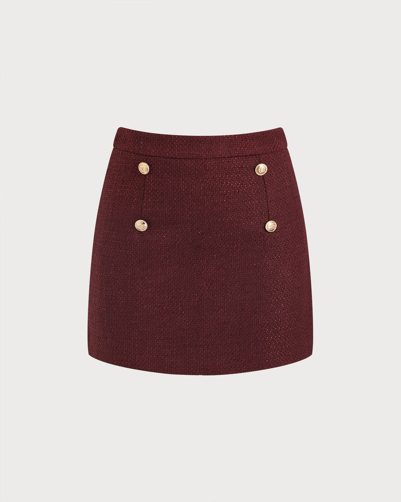 Women's Woven Polyester Skirt Bottoms - RIHOAS