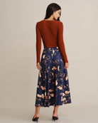 Women's Woven Polyester Skirt - RIHOAS - 03