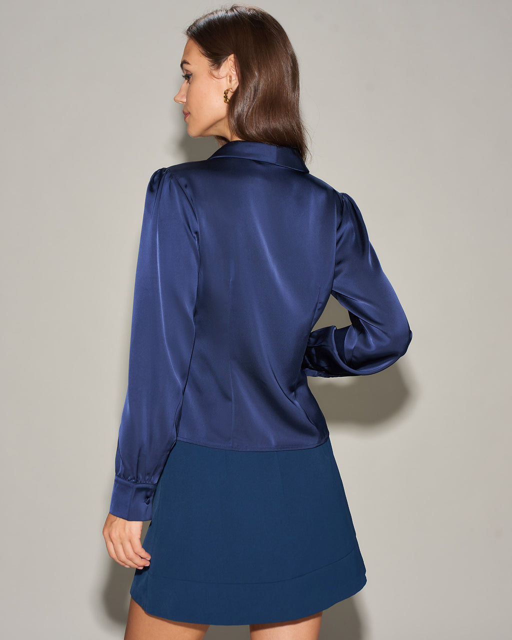 Women's Woven Polyester Skirt Bottoms - RIHOAS