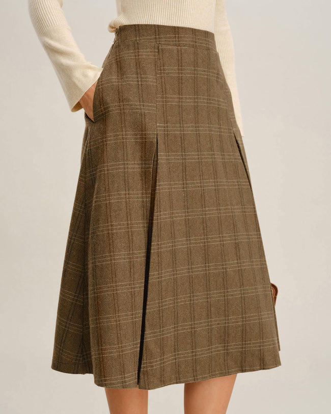 Women's Woven Polyester Skirt Bottoms - RIHOAS