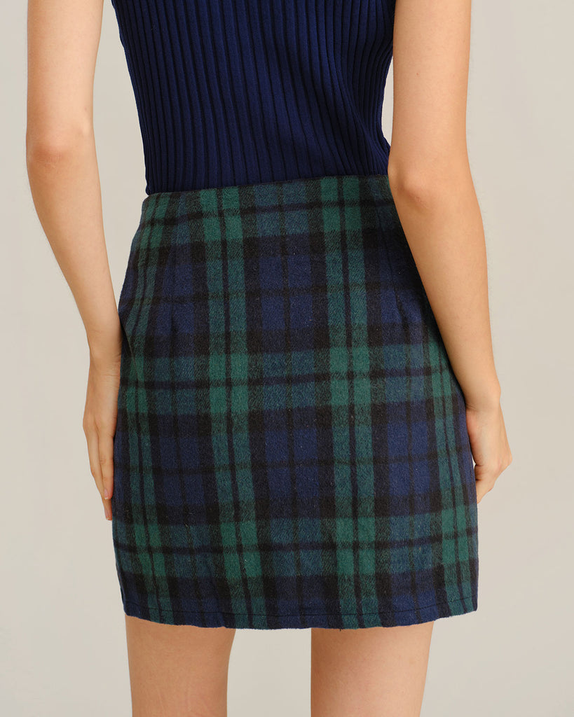 Women's Woven Polyester Skirt Bottoms - RIHOAS