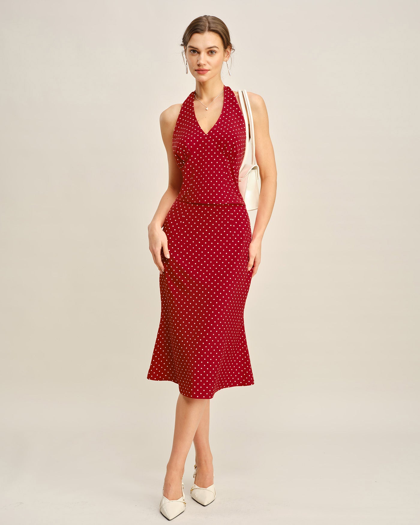 Women's Woven Polyester Skirt Bottoms - RIHOAS