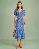 Women's Woven Polyester Skirt Bottoms - RIHOAS