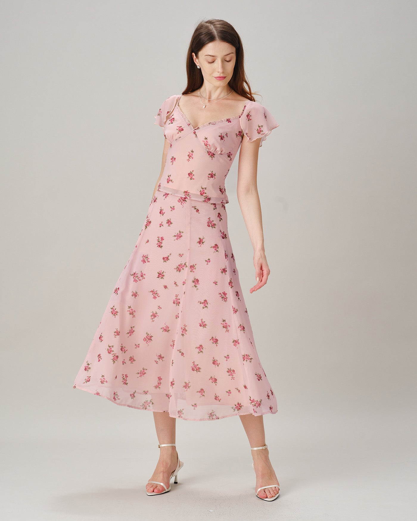 Women's Woven Polyester Skirt Bottoms - RIHOAS