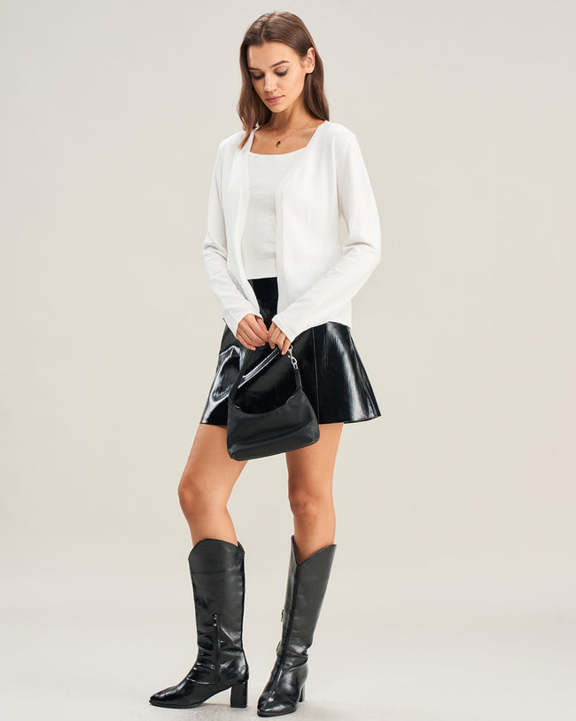 Women's Woven Polyester Skirt Bottoms - RIHOAS